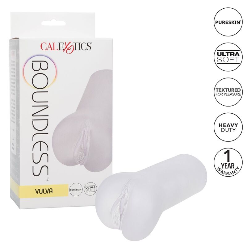 CALEXOTICS - BOUNDLESS VULVA MASTURBADOR TRANSPARENTE - immagine 2
