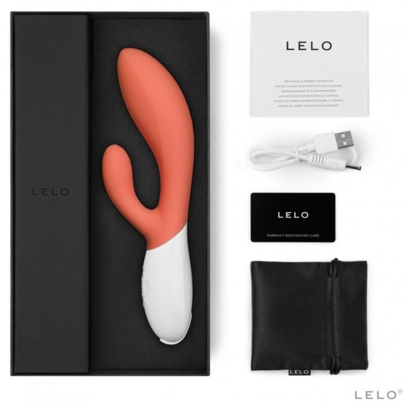 LELO - INA 3 VIBRADOR RABBIT LUJO CORAL - immagine 2