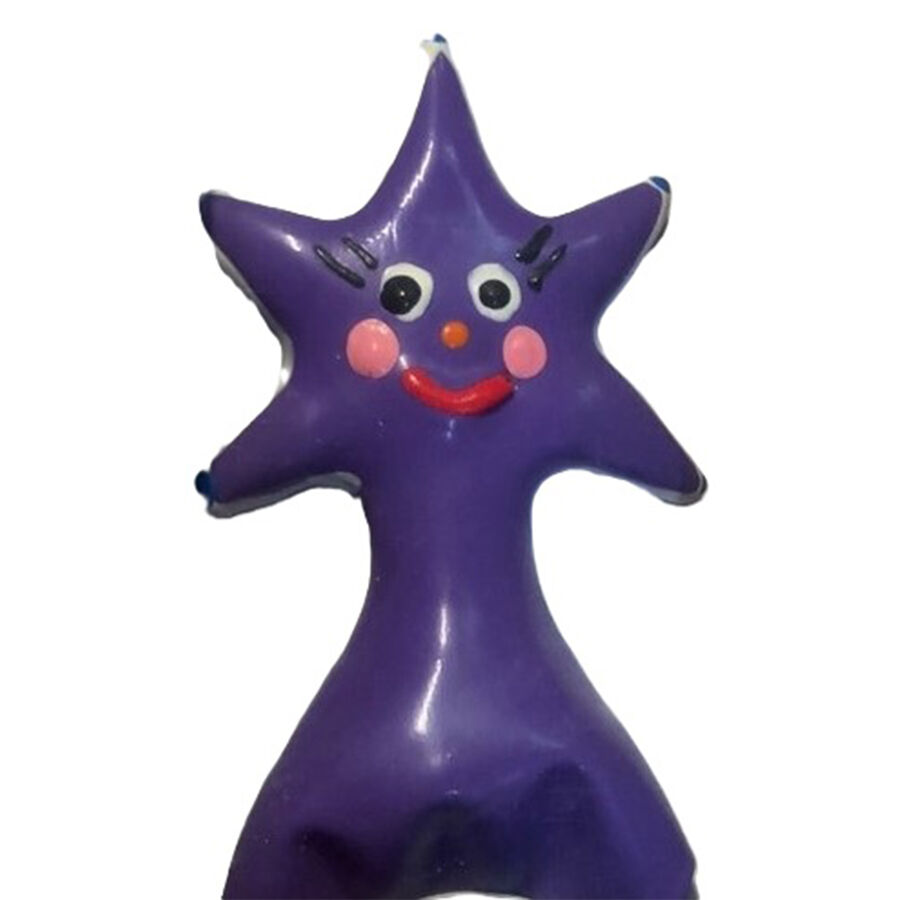 CONDOMERIE - PRESERVATIVO DECORATIVO PINTADO A MANO ESTRELLA FELIZ XL
