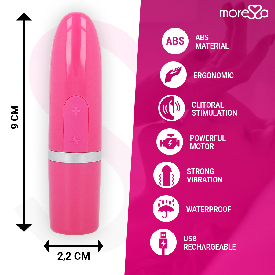 MORESSA - IVY VIBRATORE STIMOLATORE DA VIAGGIO ROSA - immagine 8