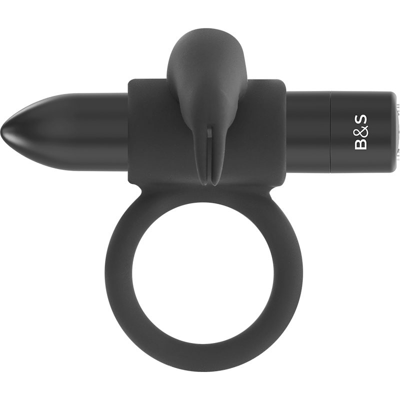 BLACK&SILVER - BURTON ANILLO 10 MODOS VIBRACIÓN NEGRO - immagine 2