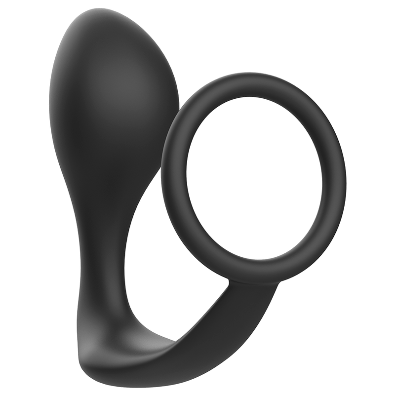 ADDICTED TOYS - PLUG ANAL CON ANILLO SILICONA NEGRO - immagine 2