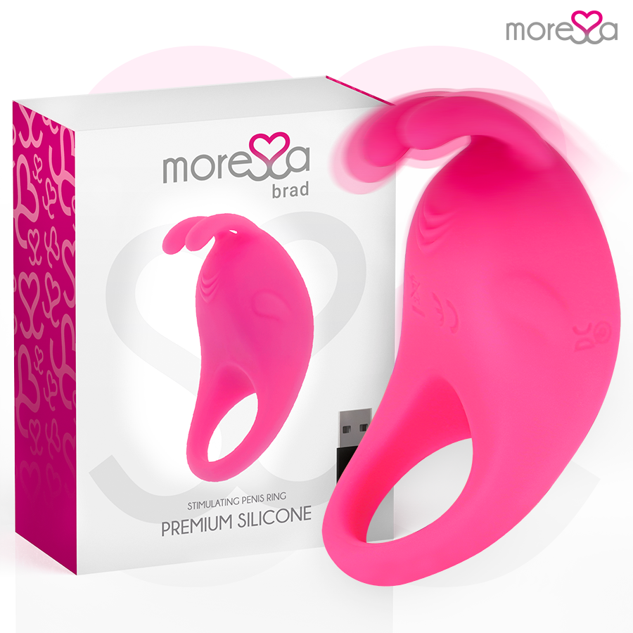 MORESSA - BRAD PREMIUM SILICONE RICARICABILE ROSA